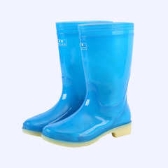 Manufacturer wholesale rubber rain boots, men's low, medium and high-top black water shoes, labor protection construction site rubber water boots wholesale