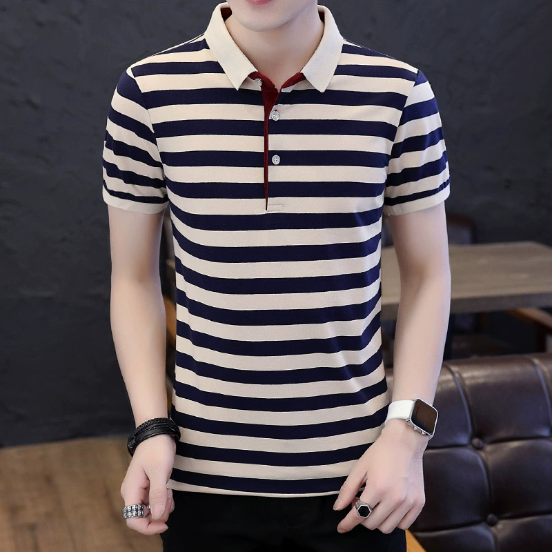 Летняя мужская футболка с коротким рукавом, рубашка, коллекция 2021 года, корейский стиль