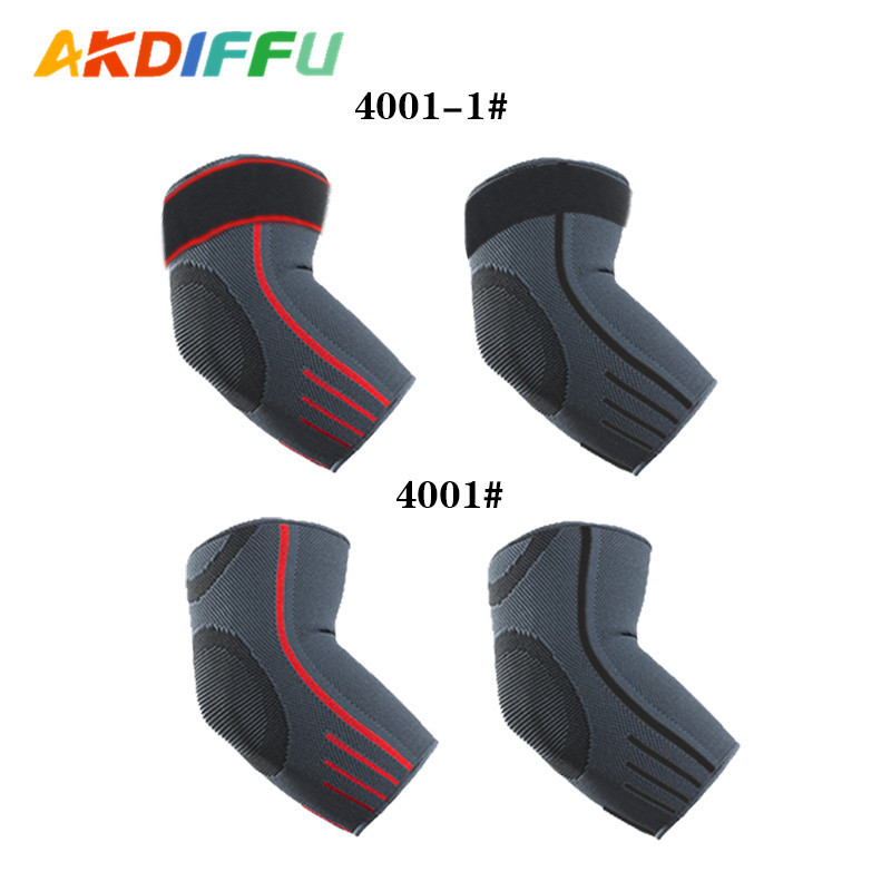 Almohadillas de codo de compresión ajustables con correas de punto almohadillas de brazo almohadillas de bádminton suaves transpirables que absorben el sudor