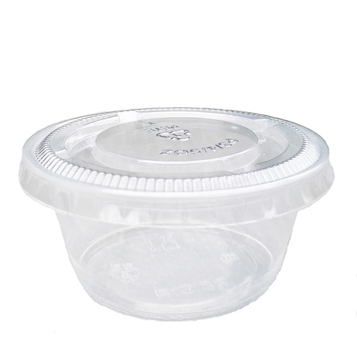 Slime Hong Kong-Style Box, 100ml PP Plastic Cup Storage Container – Clear Packaging for Playdough, Ultra-Light Clay, and Foaming Glue