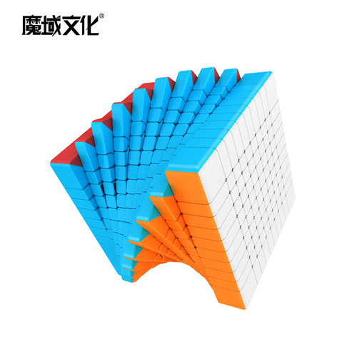 Rubik's Cube Classroom Charming Dragon Tenth Level Color Rubik's Cube Magic Domain 10th Level Magic Solid Color High-Level Racing Competition Rubik's Cube