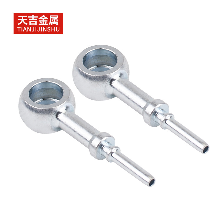 厂家直营 加工供应油管接头，液压油管接头铁