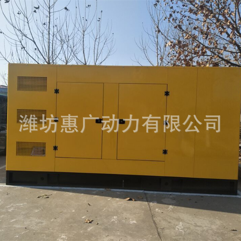 潍柴350KW静音箱柴油发电机组 鞋袜厂应急备用低噪音发电机