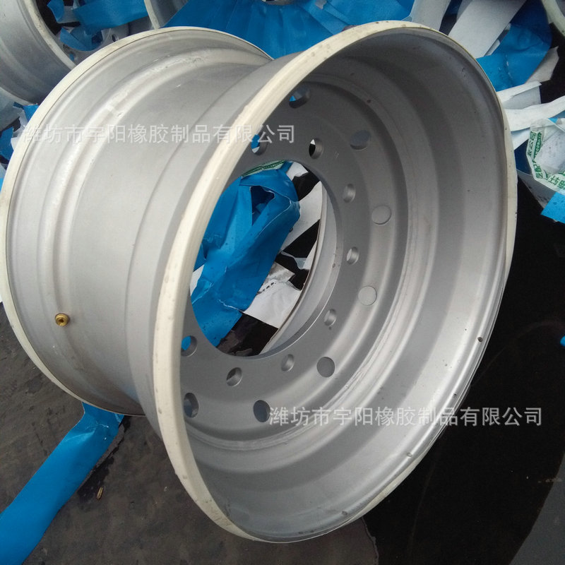 钢圈8个螺丝 10个螺丝  改装车435/50R19.5 拖车真空钢圈