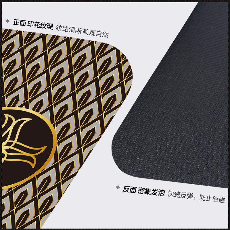 2025 New Yoga Mat High Density Pvc Gold Stamping Digital Printing Texture Non-Slip Fitness Mat Portable 2025 New Yoga Mat High Density Pvc Gold Stamping Digital Printing Texture Non-Slip Fitness Mat Portable