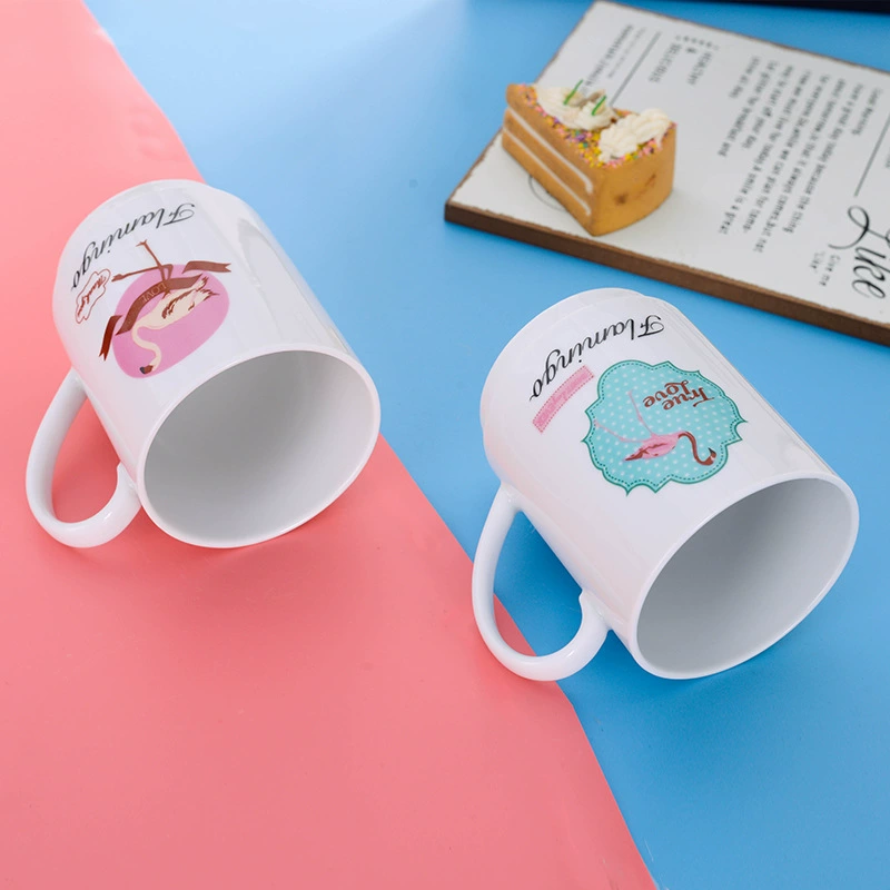 Оптовая Cartoon Ceramic Cup 520 Couple Smok Malker Cup Cup Coffee Cup Water Cup Advertising Gift