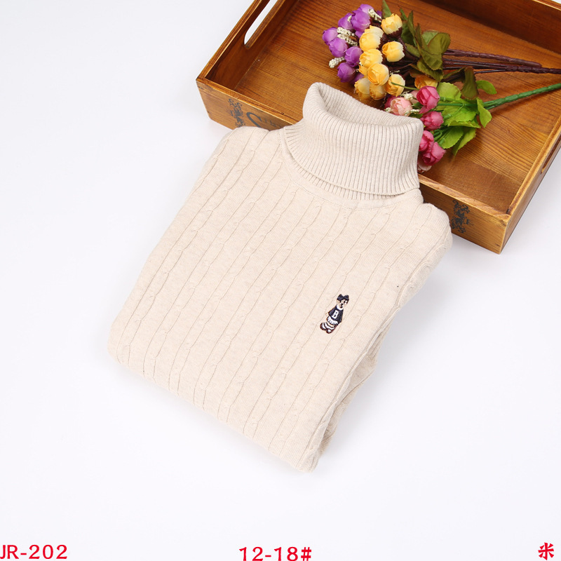 Children's fleece knitted autumn demi-season base body-friendly sweater for boys, children's clothing, for teenagers 3