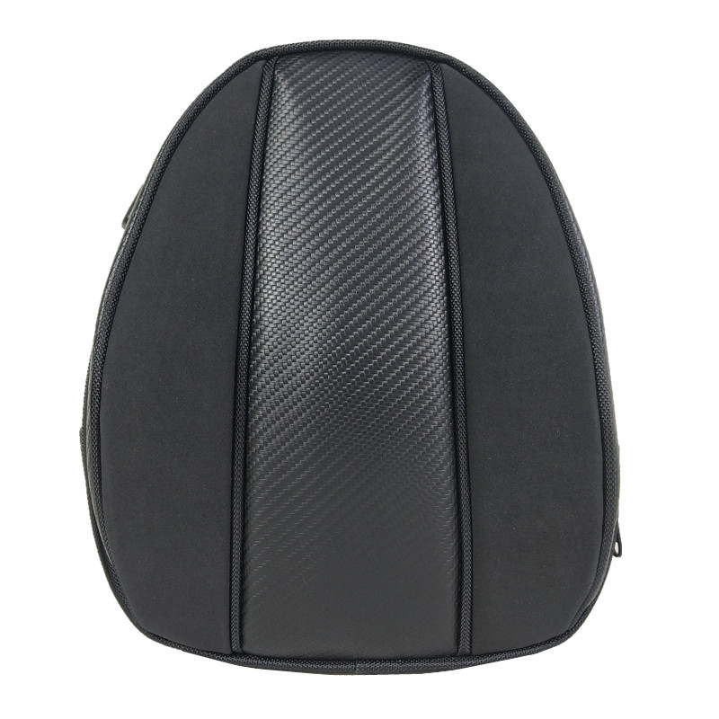 Motocicleta trasera tronco motocicleta asiento trasero bolsa de cola bolsa de vehículo todoterreno bolsa trasera puede contener medio casco bolsa