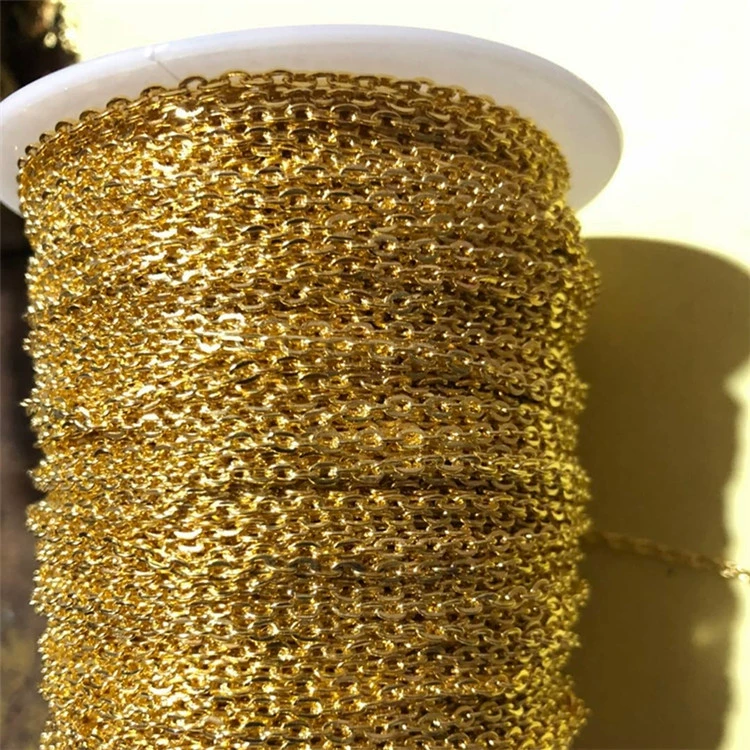DIY костюм стрижка, раскачивающийся струй материал 2 мм медь сумка железо O‑тип цепь крест цепь древний стиль причёски аксессуары цепь