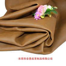 黄棕色二层疯马牛皮 复古商标牌牛皮 变色双色二层牛皮促销包邮