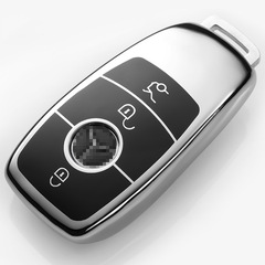 新奔馳E級適用E200LE320L汽車鑰匙包E300L改裝S級車鑰匙保護套殼