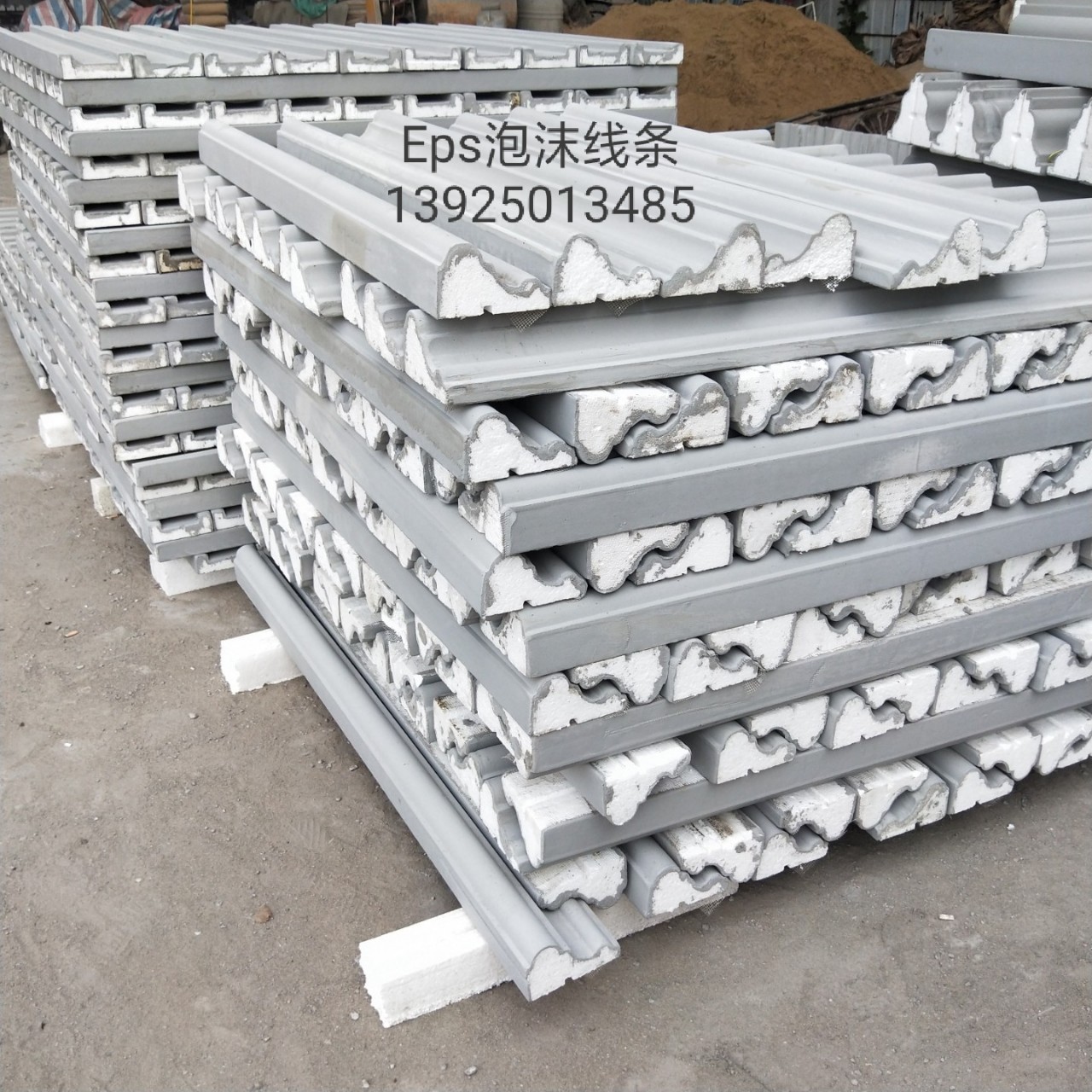 广州厂家直供Eps泡沫线条 斗拱 花瓶 可提供设计安装承接外墙工程