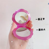 Fantasy laser color girl heart bling shell shell fairy mirror portable portable double -sided makeup jewelry