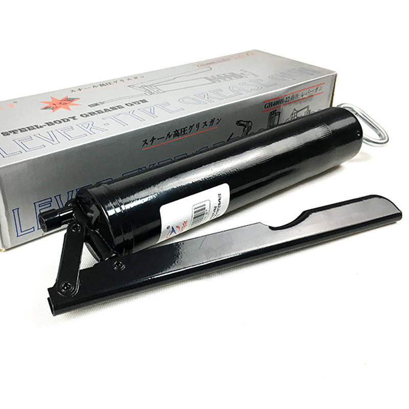 Pistola de engrase manual de una sola palanca para excavadoras, vehículos pesados, inyector de engrase de alta presión para montacargas y maquinaria de construcción.