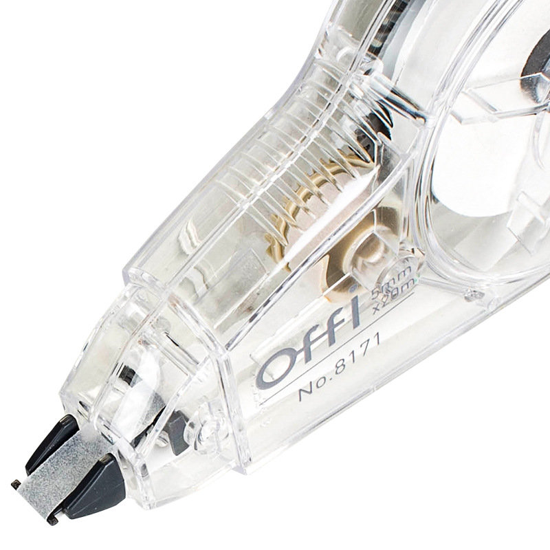 Deli 8171 cinta correctora 20 m * 5mm de gran capacidad de corrección Estudiante cinta de corrección papelería suministros