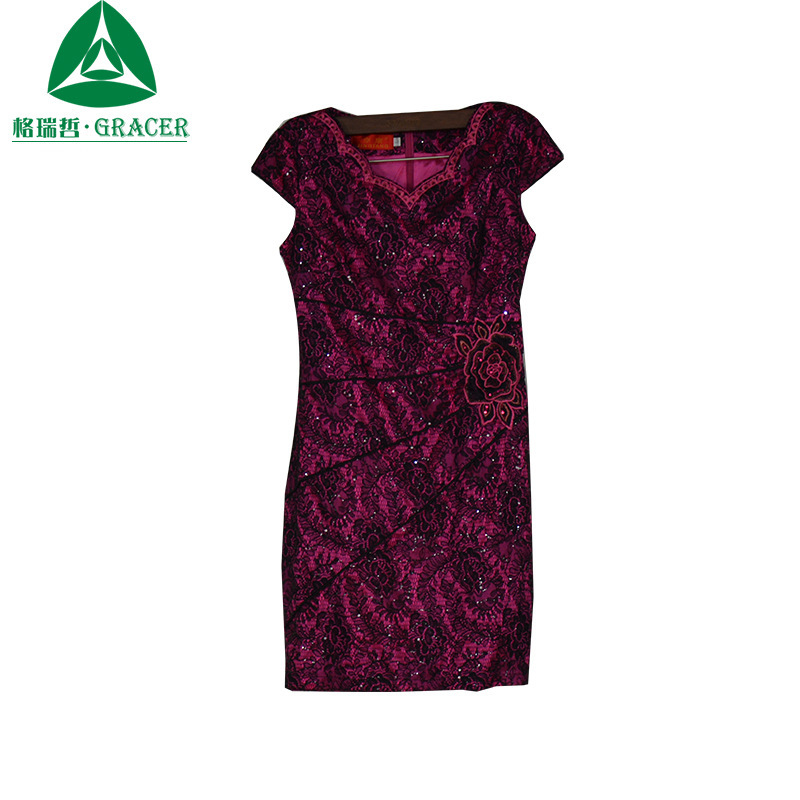 Second-Hand Clothes Second-Hand Cheongsam Weighing 2020 Summer Lace Middle-Aged Retro Chinese Style Long Wedding Dress Cheongsam Second-Hand Clothes Second-Hand Cheongsam Weighing 2020 Summer Lace Middle-Aged Retro Chinese Style Long Wedding Dress Cheongsam