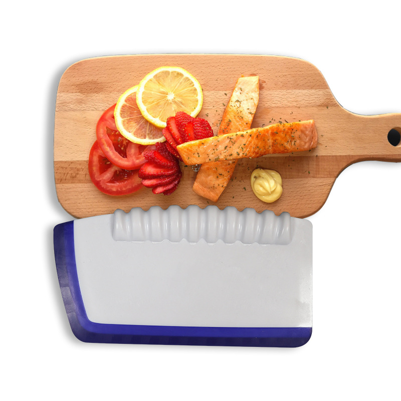 厂家直销 塑料刻度刮板螺旋手柄切面刀 奶油蛋糕刮板切刀烘焙工具