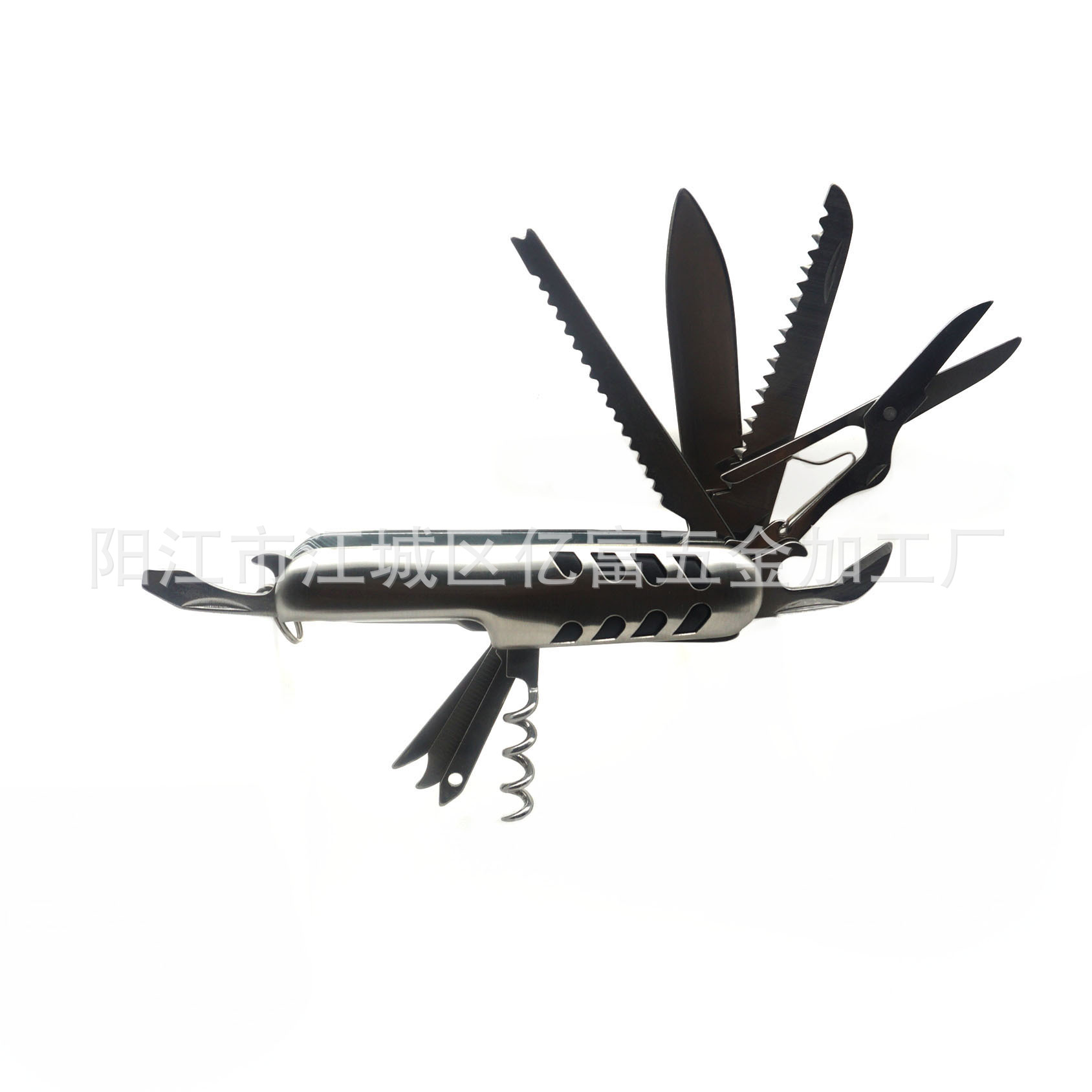 多功能刀具户外可折叠便携小刀 十一开多功能军刀