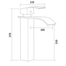 跨境面盆浴室冷熱洗漱台水龍頭 洗手盆台上盆混水閥銅電鍍水龍頭