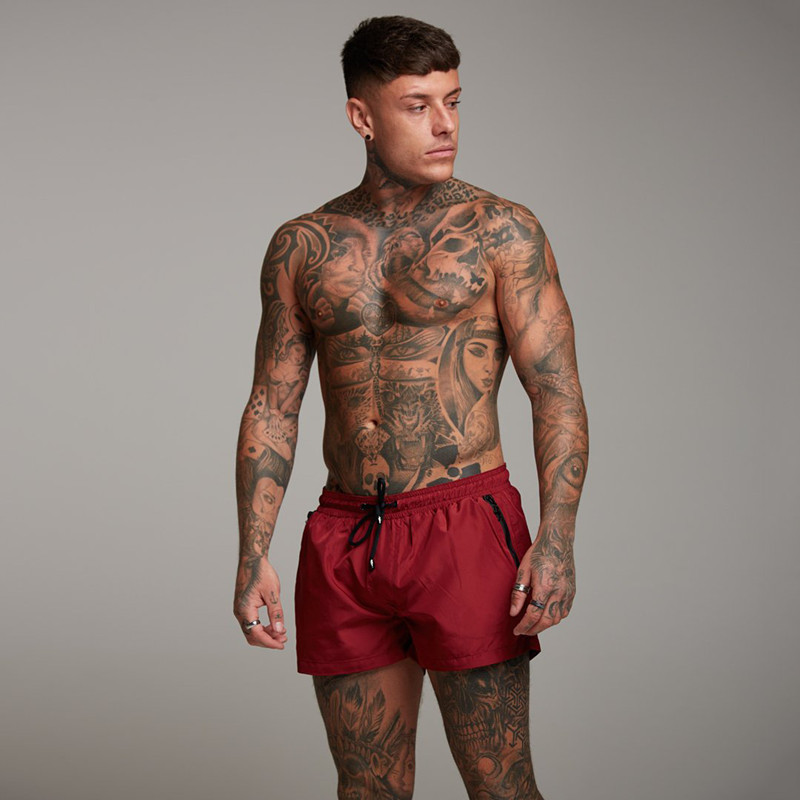 Summer Quick-drying Sports Shorts Men's Breathable Training Fitness Pants Summer Sweat-absorbent Casual Outdoor Three-point Pants
