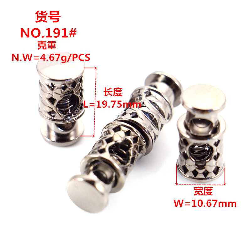 合金单孔吊钟 金属穿绳花纹帽钟 合金吊钟