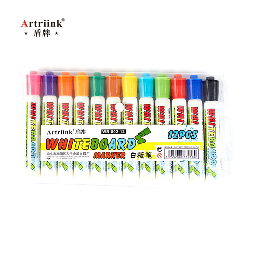 Set of large-capacity, writable and erasable, environmentally friendly, non-toxic, colorful children's markers for teachers