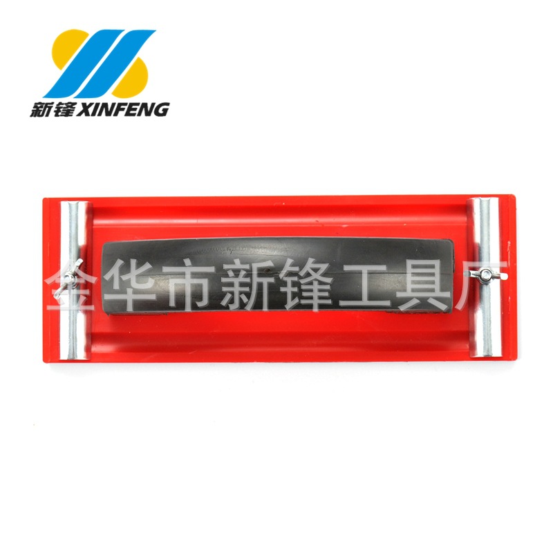 厂家供应塑料手柄砂架230*80mm EVA底板带夹子打磨砂纸夹