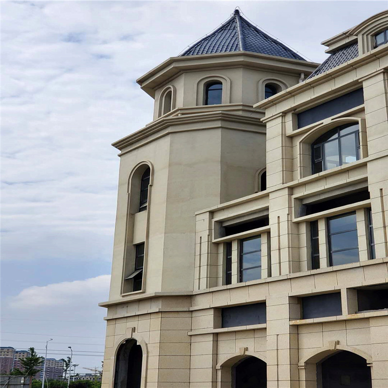 别墅GRC欧式构件 GRC装饰柱 GRC外墙斗拱