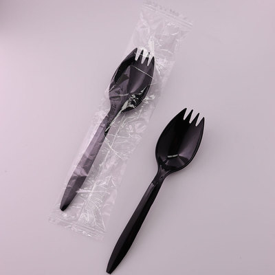 定制玉米淀粉可降解叉勺 FDA认证 独立包装 航空餐具食品级|ru