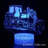 Train, fire tank, bus, LED colorful table lamp, touch creative night light, fire truck, 3D