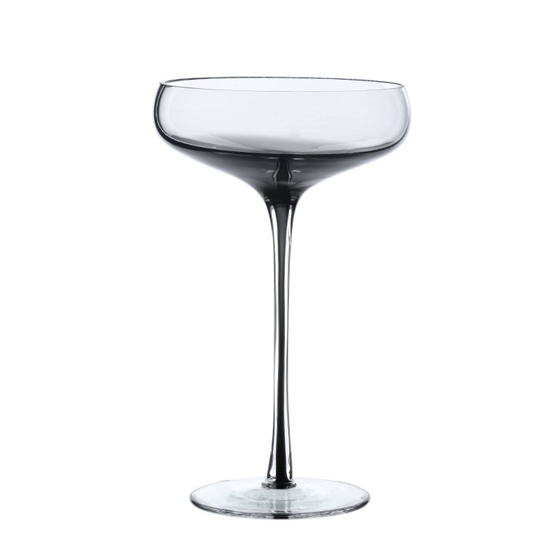 陆晶 Crystal transparent wineglass, cocktail champagne glass