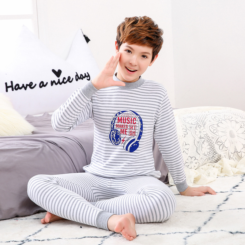 Heather gris rayas auriculares Cuello medio