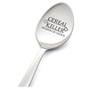 Coffee spoon stainless steel for ice cream for beloved engraved, Birthday gift