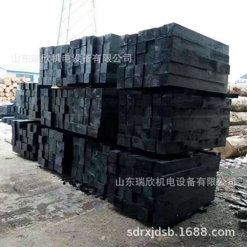 油浸枕木山东厂家现货直供2500*220*160mm矿用防腐枕木