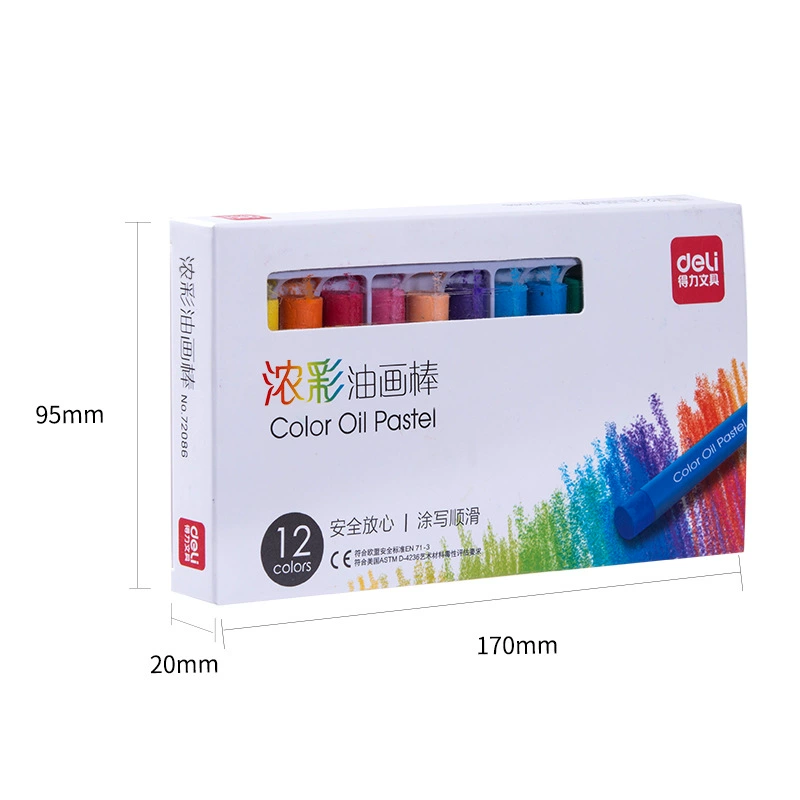 Масляная пастель, набор для учащихся начальной школы, восковые карандаши, 12 цветов, 24 цвета, 36 цветов, 48 цветов