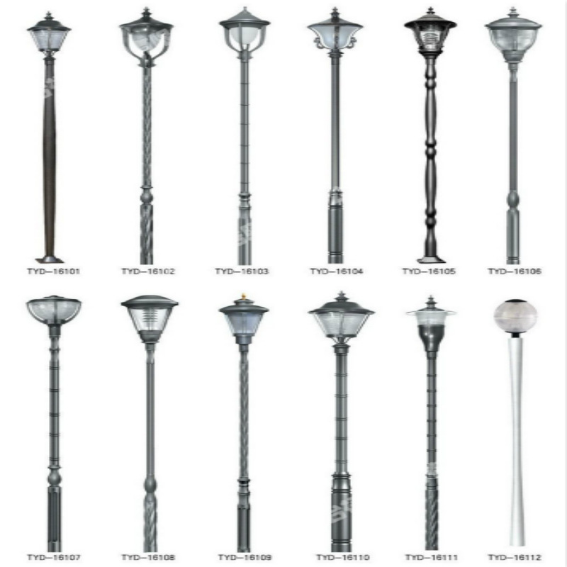 厂家直供款户外3米景观庭院灯市政道路铸铝市电led美观50瓦庭院灯|ru