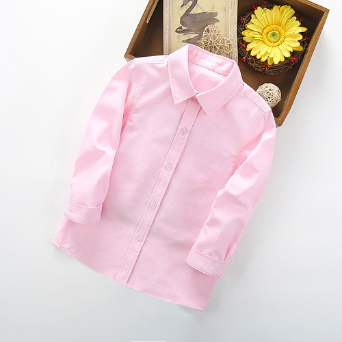 Children's gray color shirt, unisex versatile color shirt, black and yellow middle and small children's shirt for spring and autumn, long-sleeved