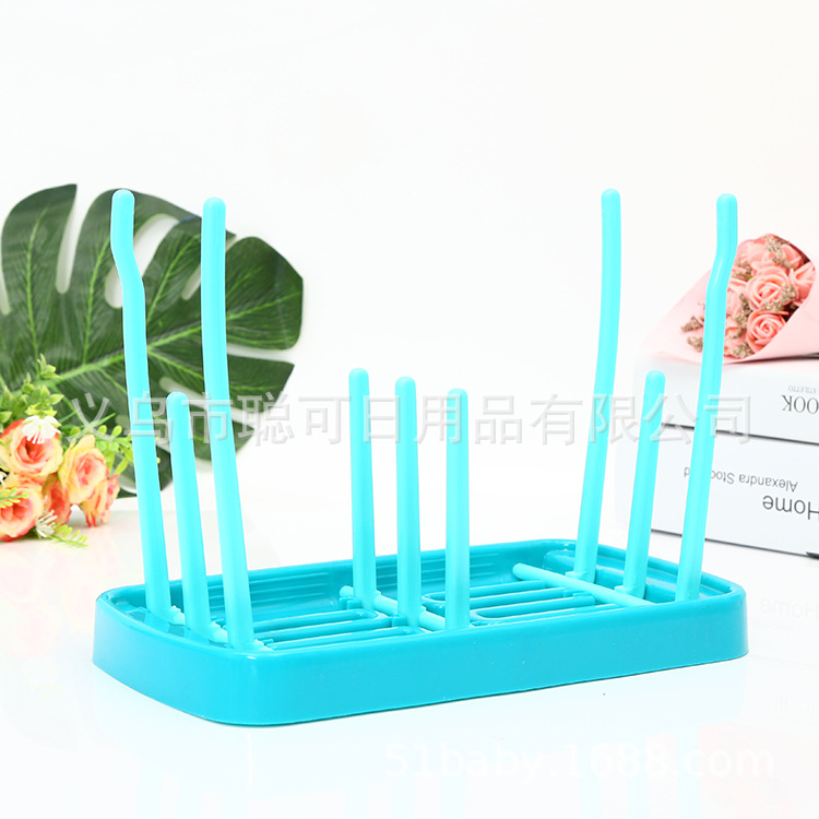 Botella de alimentación portátil plegable estante de secado botella de alimentación estante de drenaje soporte de botella de alimentación estante de botella de leche