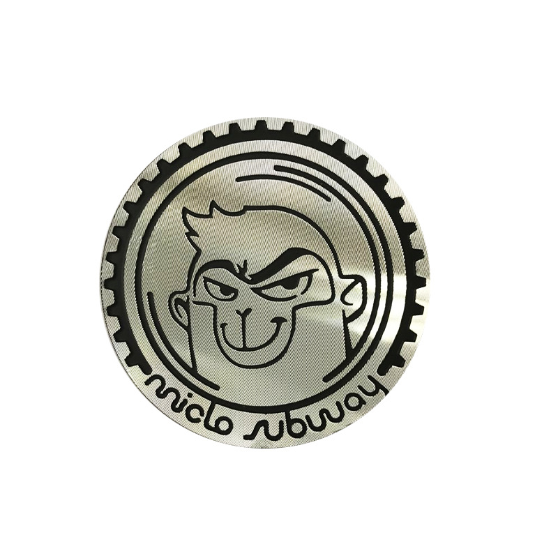 金属烤珐琅压铸锌合金车标logo 高光冲压金属丝印铭牌标