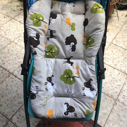 Stroller cotton pad Stroller cotton pad Rainbow cotton pad Dining chair cushion multi-color