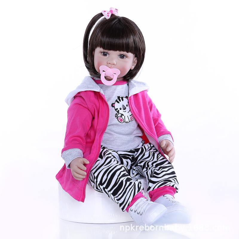 NPK nuevo lindo niña niño pelo largo se puede cambiar Play House Juguetes