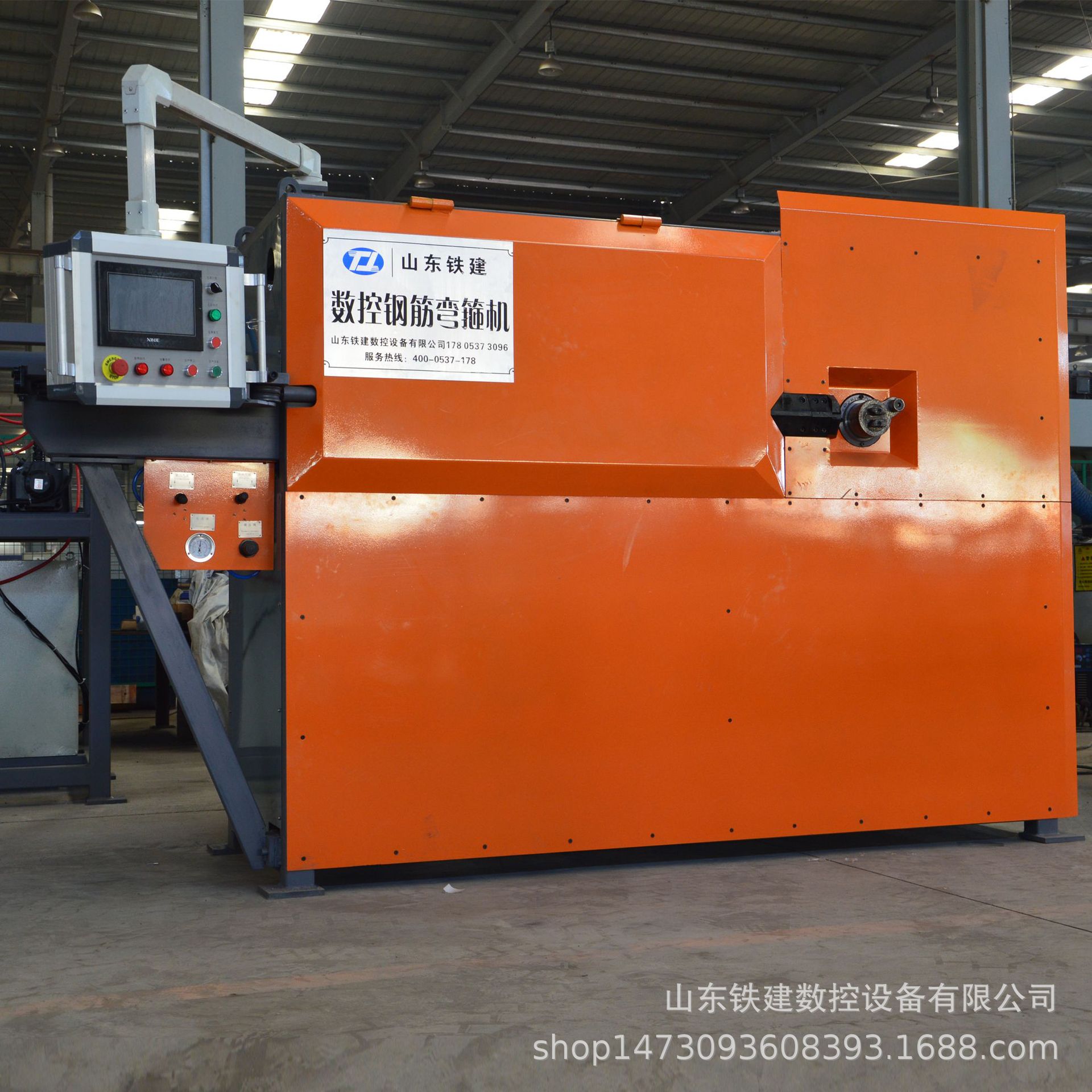 铁建数控钢筋弯箍机 自动钢筋弯曲弯箍一体机 数控钢筋调直机