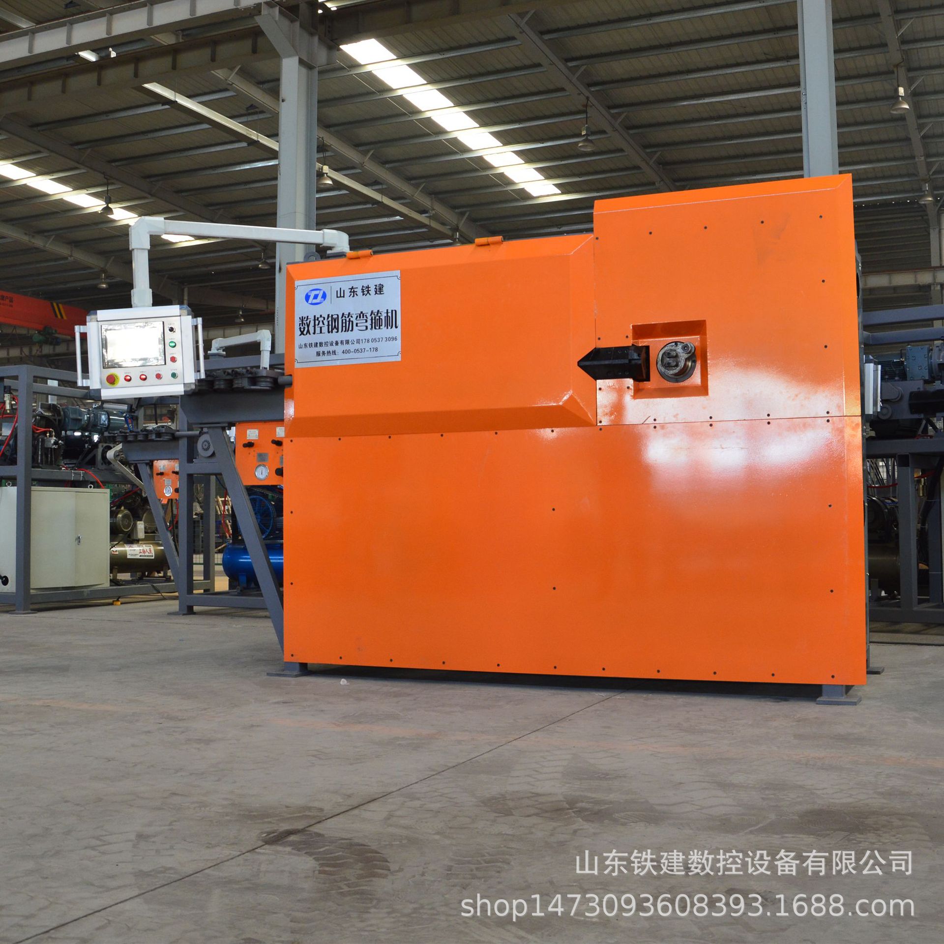 铁建全自动数控钢筋弯箍机多功能调直弯箍一体机生产效率高