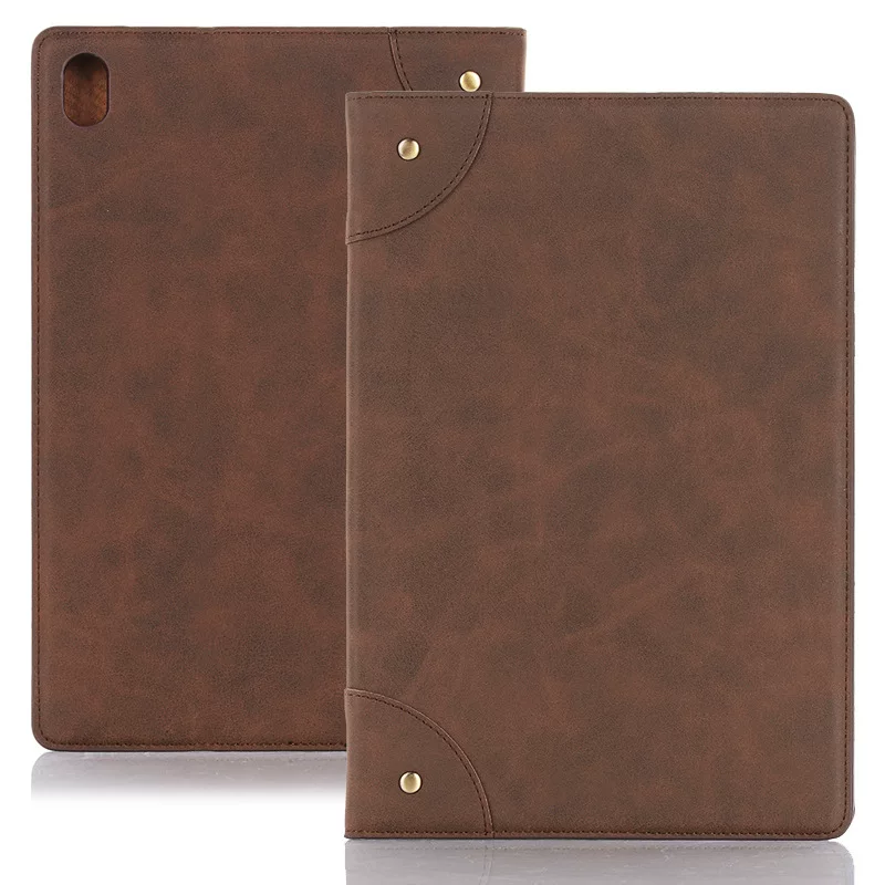 Applicable to Huawei MediaPad M6 retro book plate leather case plug -in card support M6 10.8 protective sleeve