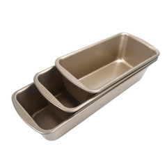 Small/Medium/Large Heavy Duty Steel Non-Stick Golden Toast Box Rectangular Toast Mold Cake Mold Baking Tools