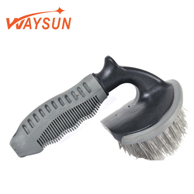 夏季汽车清洗工具刷脚垫刷地毯汽车T型轮胎刷雪尼尔轮胎刷