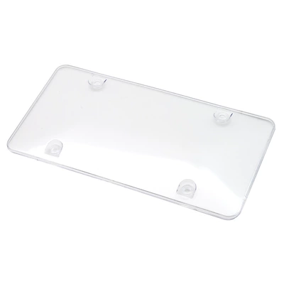 Transparent License Plate Frame American License Plate Frame Plastic License Plate Frame American License Plate Cover (License plate holder/license plate holder) - transparent-color