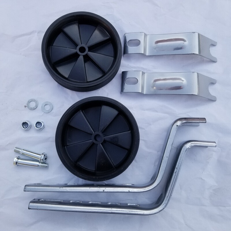Baby Stroller Bicycle Accessories Auxiliary Wheel Metal Rear Bracket 12inch 20inch Universal Cycling Equipment Accessories Wholesale
