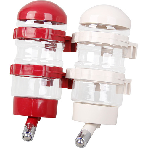 Automatic water dispenser for dogs, dog and cat hanging kettle, ball stainless steel water spout, pet supplies