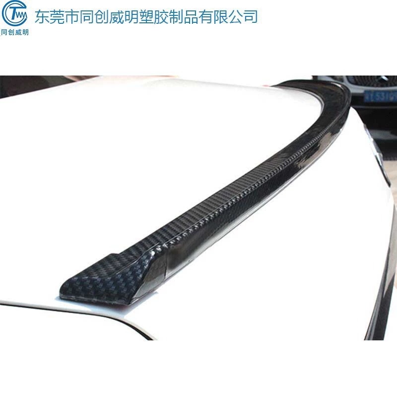 Автомобиль Универсальный 5D узор из углеродного волокна резиновый хвостовое крыло без перфорации хвостовое крыло верхнее крыло универсальный спойлер из углеродного волокна бампер полоса